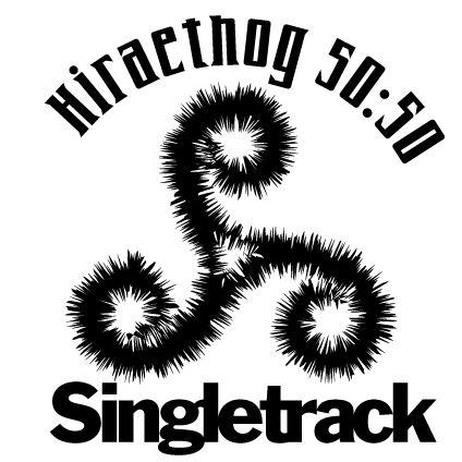 Hiraethog 50:50 logo